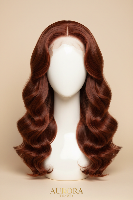 Auburn Red Wig Light